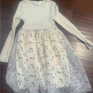 H&M heart chiffon tutu Dress